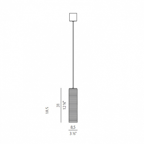 Подвесной светильник Panzeri Clio Tobacco EMMA CLIO L9402-TOB