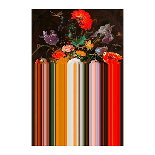 Glitch Red Rectangular