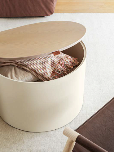 Журнальный столик Midj Drop Metal D35 H55 White Pearl Drop T24003555MT+EF