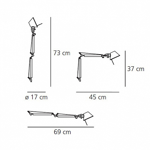 Структура Artemide A010300 Tolomeo Micro