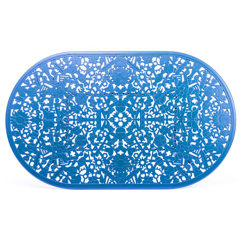 Обеденный стол Seletti Aluminium Oval Blue Industry Collection 18688 BLU