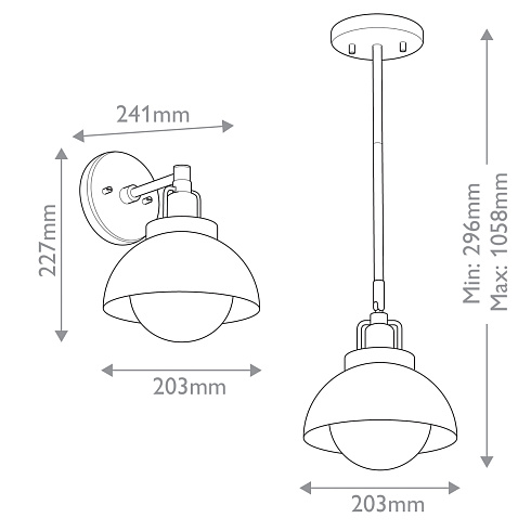 Настенные светильники Kichler KL-NIVA-1W-1P-CPZ 