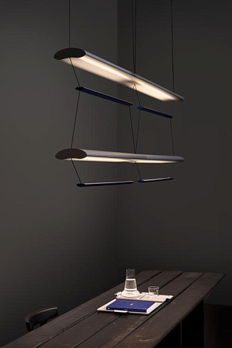 Подвесной светильник A-N-D Tier 150 Vertical Anodized Copper / Amethyst Tier TIE-150-P-AC-AM