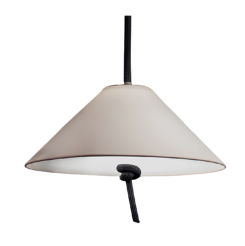 Подвесной светильник Contardi Hat Large Graphite grey / White linen  Hat ACAM.006508