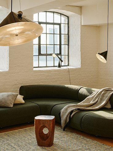 Плед Tom Dixon Thread 140x180 cm Black&White Wool Blend  Thread THTH140BLK