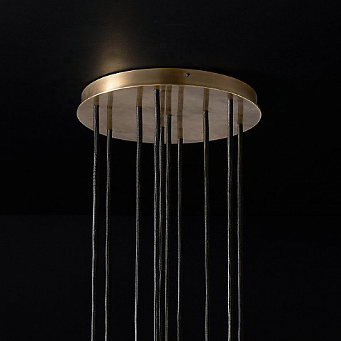 Подвесной светильник Restoration Hardware Boule De Cristal Round Cluster 14" Lacquered Burnished Brass Boule De Cristal 68860062 LBB