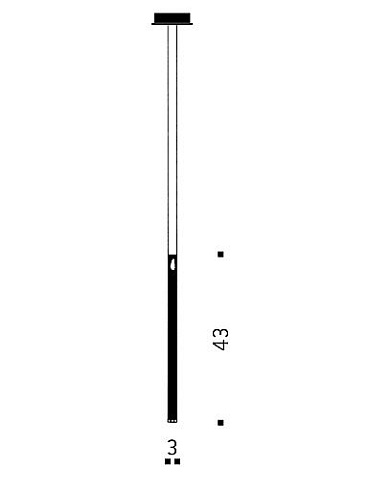 Подвесной светильник Ingo Maurer One New Flame Black Flames 333300