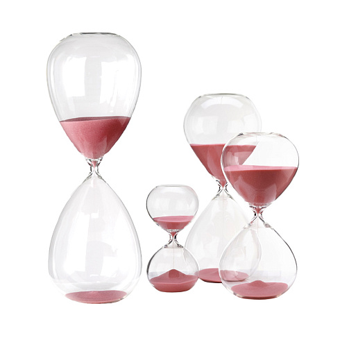 Часы Pols Potten Sandglass XL pink Sandglass 110-300-172                             