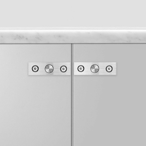 Ручка-кнопка Buster and Punch Knob Plate Linear Steel set of 2 Linear GFK-07320