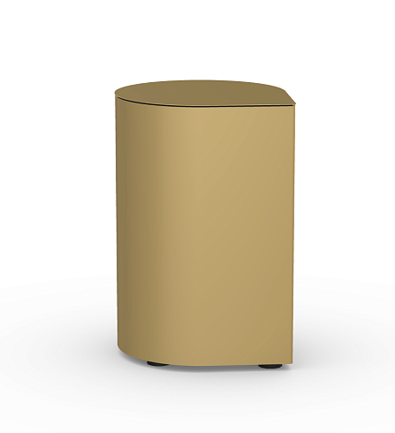 Журнальный столик Midj Drop D65 H45 White Pearl / Stained Desert Drop T24006545LG+EF+I61