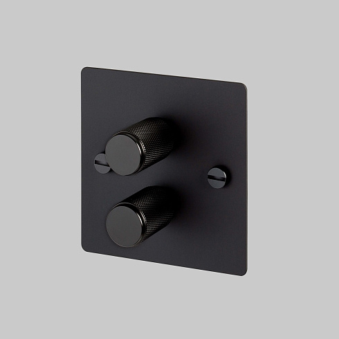 Диммер Buster and Punch 2G black Switches UK UK-DI-CO-2G-LED-BL-A