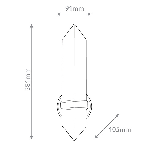 Настенные светильники Alora QN-VALENCIA-1WB-UBZ-AR 