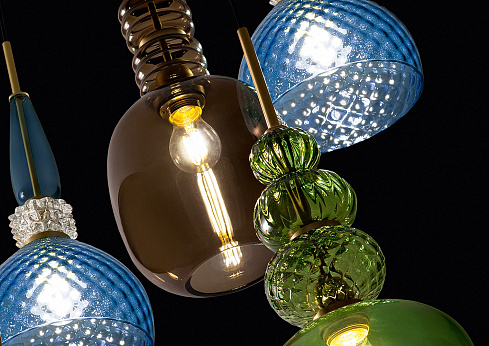 Подвесной светильник Light4 Carnival SO 1L B crystal Carnival CARSO1LBCR