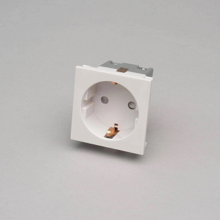 Schuko Socket Type F 50mm white