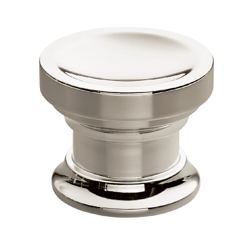 Ручка-кнопка Restoration Hardware Asbury d.2.5cm Polished Nickel   Asbury 24120003 PN