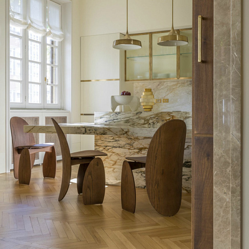 Стул MOGG Lunee Mokka Lunee MLU33W+MOKA PAINTED ASH