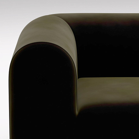 Диван Tom Dixon Plump Left Arm & Right Facing Chaise Longue Modular - Configuration 7 - Forest (Royal 162) Plump Plump-Sofa-Comb4-RLFR0162