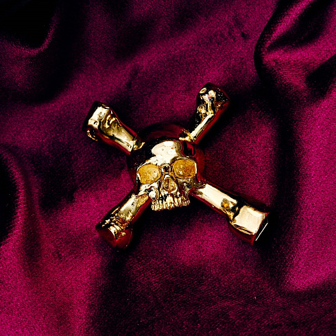 Подвеска Buster and Punch Skull Drum Key Brass Skull UTB-051826