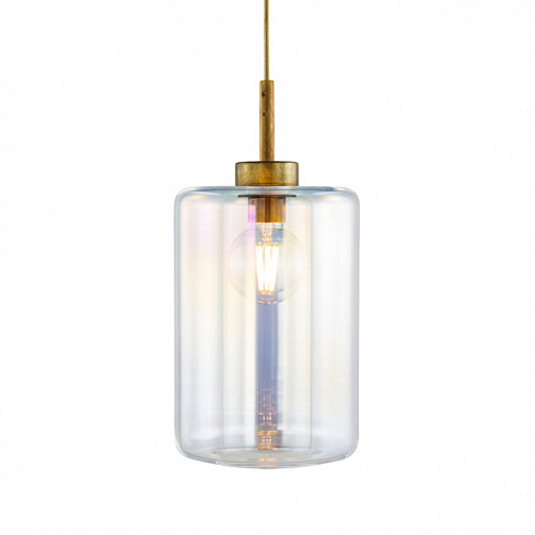 Подвесной светильник Brand Van Egmond Louise 1 Bur.Brass/Iridescent Louise LO1BRBUR-GLLOIRI22