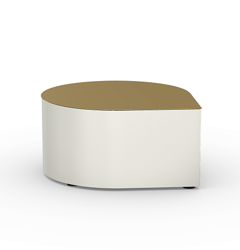 Журнальный столик Midj Drop Metal H35 D35 Golden Yellow Drop T24003535MT+EO