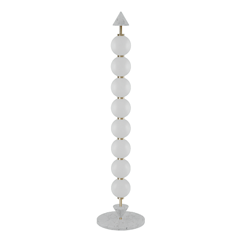 Напольный светильник Aromas del Campo Soko Gold/White Soko P1335/8+aged gold/white marble