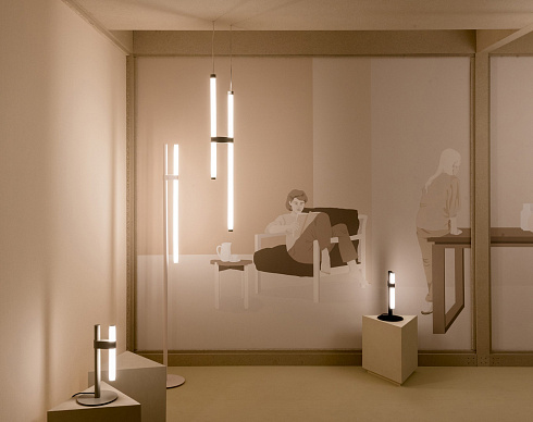 Подвесной светильник Axo Light Paralela Vertical 6 black Paralela