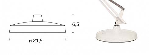 Основание под светильник Fontana Arte 8100CR NASKA 2