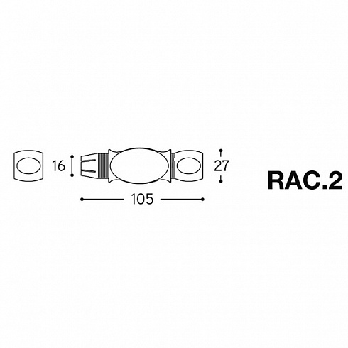 Соединитель Aldo Bernardi RAC.2 LIMPIANTO