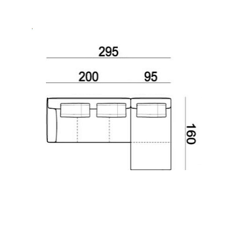Диван Arketipo Brown Sugar Brown Sugar