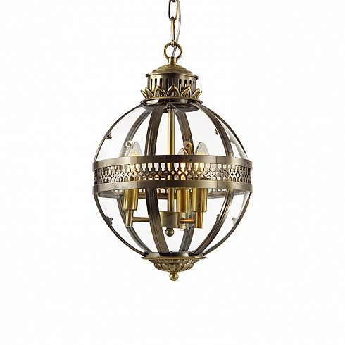 Люстра Delight Collection Residential 3 ant.brass Residential KM0115P-3S antique brass