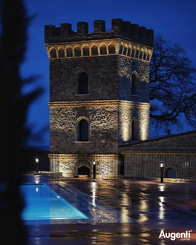 Уличный светильник AUGENTI Matrix Mini Floodlight 8W 2700K 20 on/off Matrix 2811P/HPRCNB