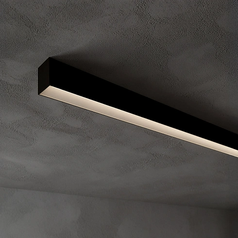 Настенный/Потолочный светильник Viabizzuno С2 (С sistema) nero 55 C sistema Vb6.194.65
