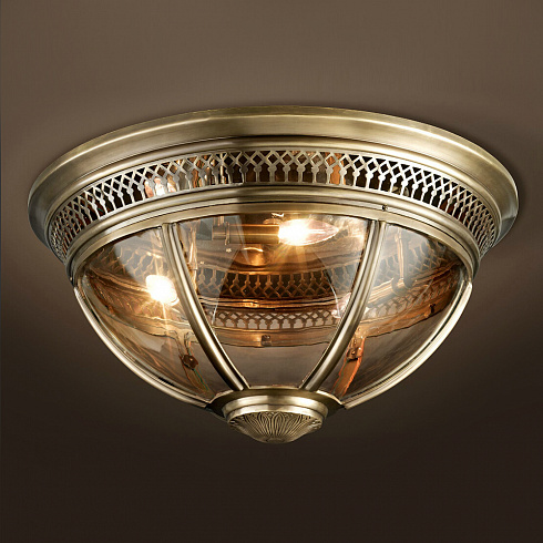 Потолочный светильник Delight Collection Residential 3 ant. brass Residential 771083