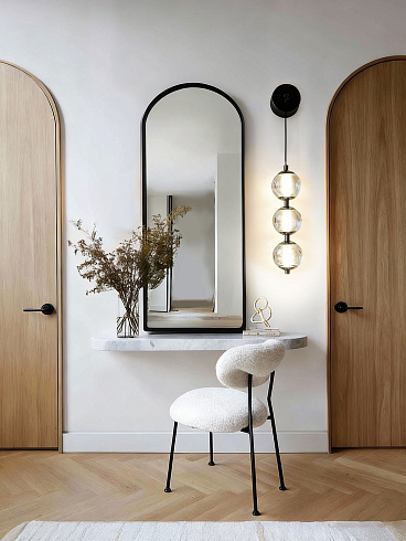 Настенный светильник Delight Collection OB2437 pearl black/smoke OD2437