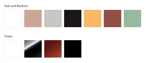 Барный стул Veneta Cucine Tondino marsala Tondino 19DSG3S+Marsala/Cromo Rame