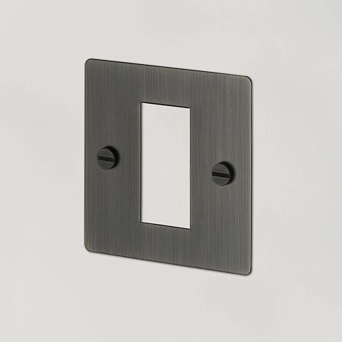 Рамка Buster and Punch 1G, 1 Mod Steel Plates and Modules UK-MG-PL-1M-ST-A