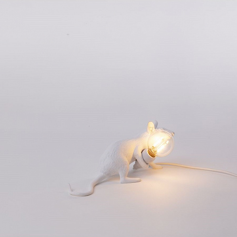 Настольная лампа Seletti Mouse Lamp Lyie Down USB Mouse Lamp 15222