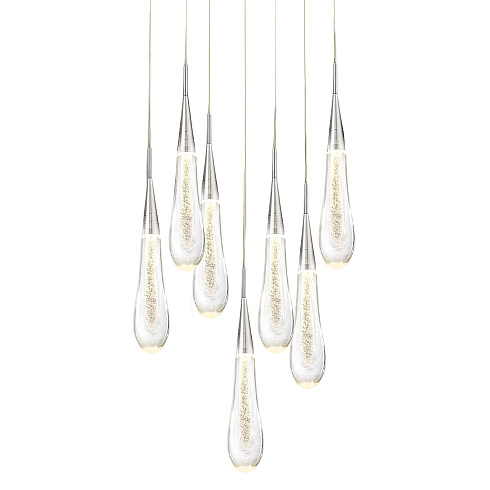 Подвесной светильник Delight Collection DD20591-7 chrome Pour