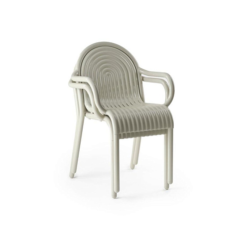 Стул Tom Dixon Groove Arm Putty Groove GRAC01PU