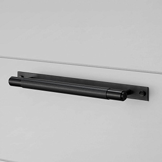 Pull Bar Plate Cross Black