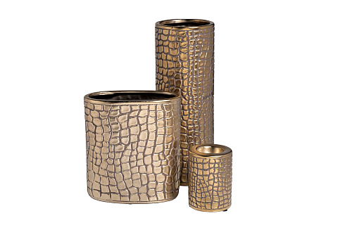 Ваза золотистая см Garda Decor 18H2794M-GL 