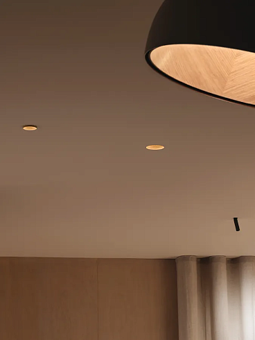 Встраиваемый светильник Vibia Circle 3300 American walnut Circle 330083/1Z