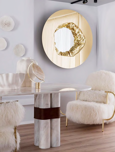 Обеденный стол DOVAIN Studio Axis  Axis White Estremoz