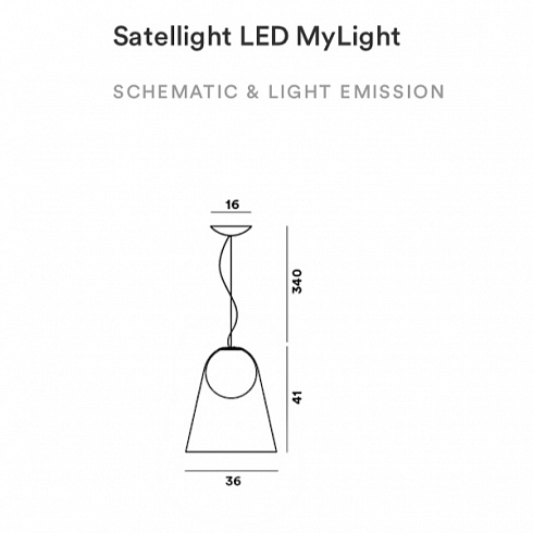 Подвесной светильник Foscarini Satellight LED MyLight Satellight  FN285007ML_15