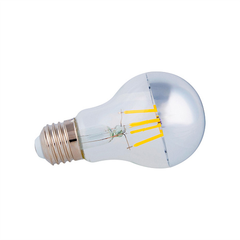 Лампа светодиодная Uniel LED-A60-4W/3000K/E27/CL MIRROR/CHROME PLS02WH Sky