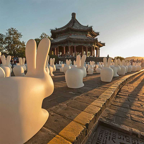 Стул Qeeboo Rabbit Green Mix Rabbit 90002GE-M