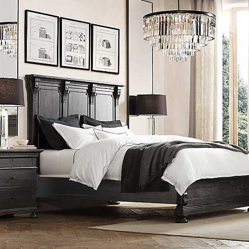 Люстра Restoration Hardware 1920s Odeon Clear Glass Fringe 5-Tier Grey Iron 1920s Odeon 68060497 CRYS