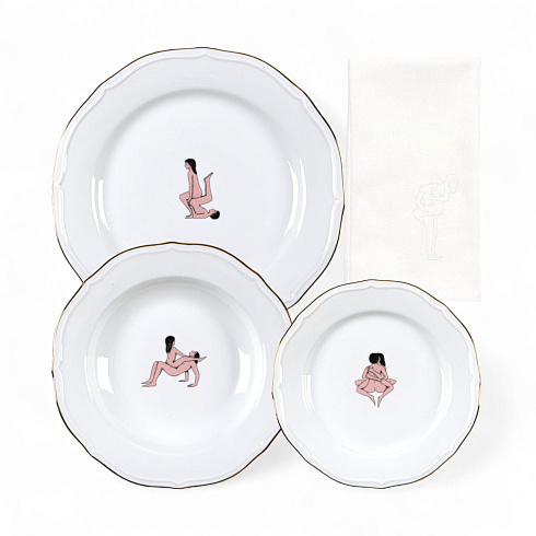 Тарелка Seletti Seikantai5271 GATHERED Set of 3 Seikantai5271 09848