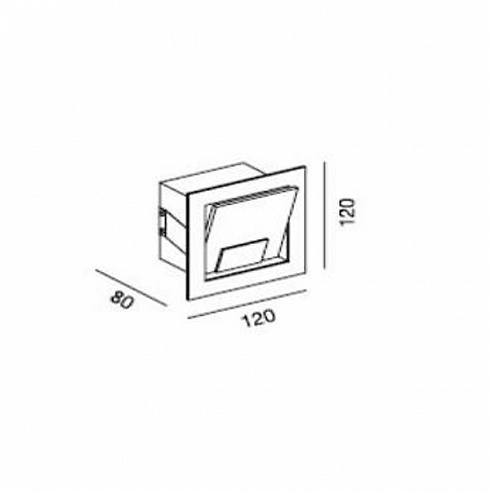 Встраиваемый светильник Wever & Ducre 10140 NIN SQUARE NIN SQUARE