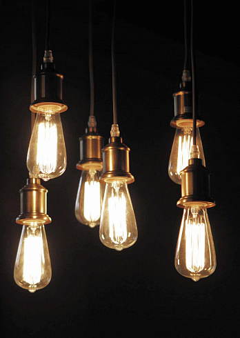 Подвесные светильники Gramercy Home CH024-1-ABG Edison